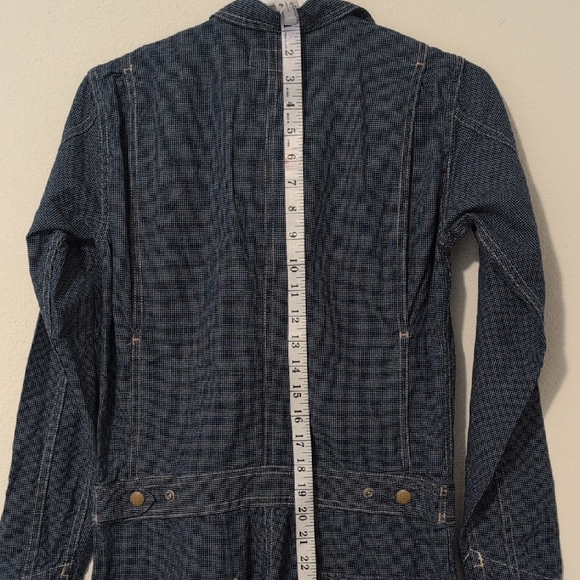 Ralph Lauren Blue Utility Jumpsuit with Long Sleeves - Picture 5 of 17